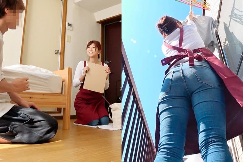 家事代行おばさんのピタパン尻に我慢できずにバックからねじ込むデカチン即ハメ！ 5 「旦那がいるから…」断られても強引にイ…