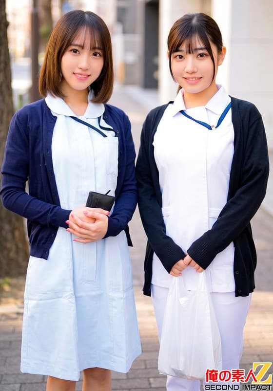 現役看護師さんが優しく早漏改善治療!皮膚科勤務えなさん(24)産婦人科勤務まみさん(31)